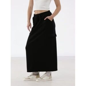 No Boundaries Black Maxi Skirt